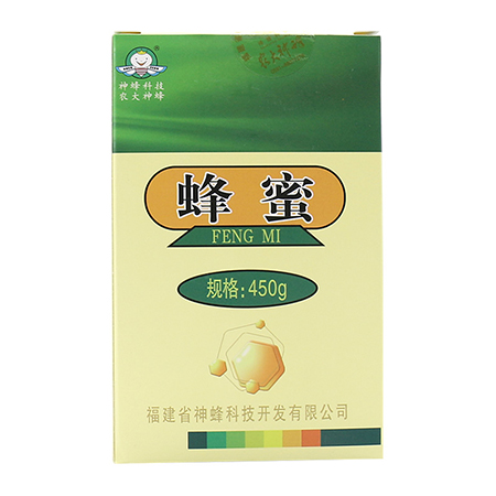 神蜂科技蜂蜜450g1罐盒